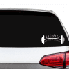 Exercise Compassion Car Decal